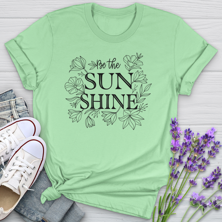 Be the Sunshine Flowers Softstyle Tee