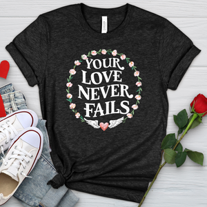 Your Love Never Fails Heathered Tee