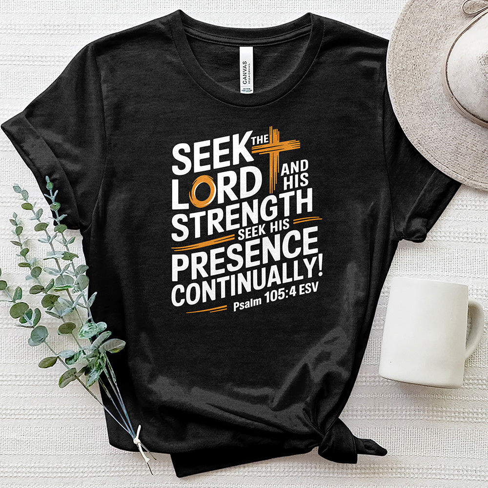 Seek the Lord Heathered Tee