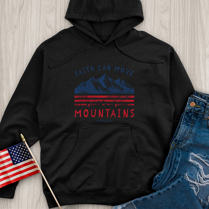 Faith Can Move Mountains Midweight Hooded Sweatshirt