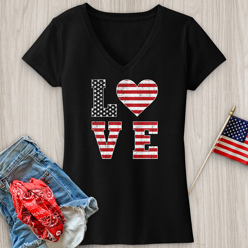 LOVE V-Neck Tee