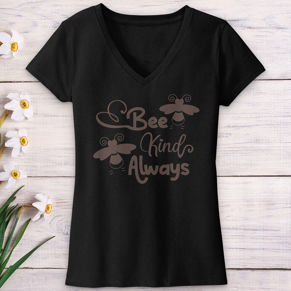 Be Kind Always Bees V-Neck Tee