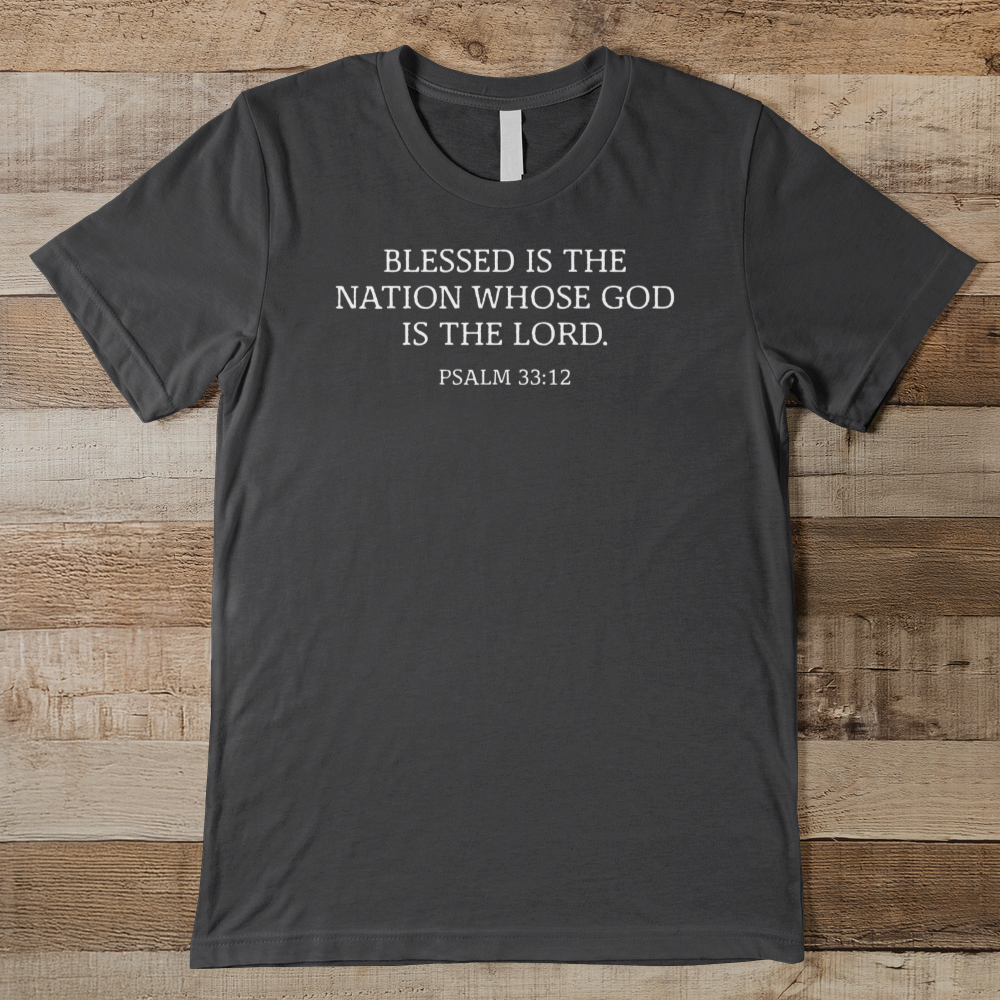 Blessed Is The Nation Men's Tee