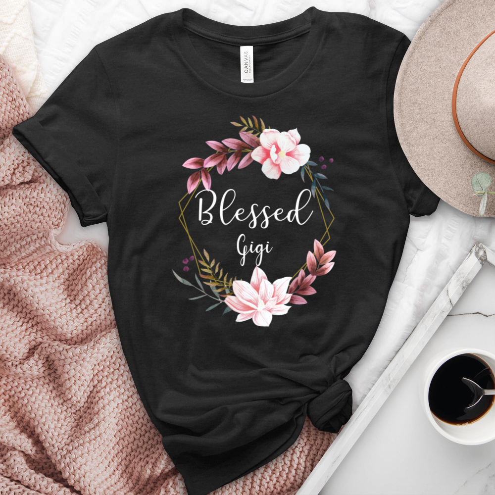 Blessed Gigi Heathered Tee