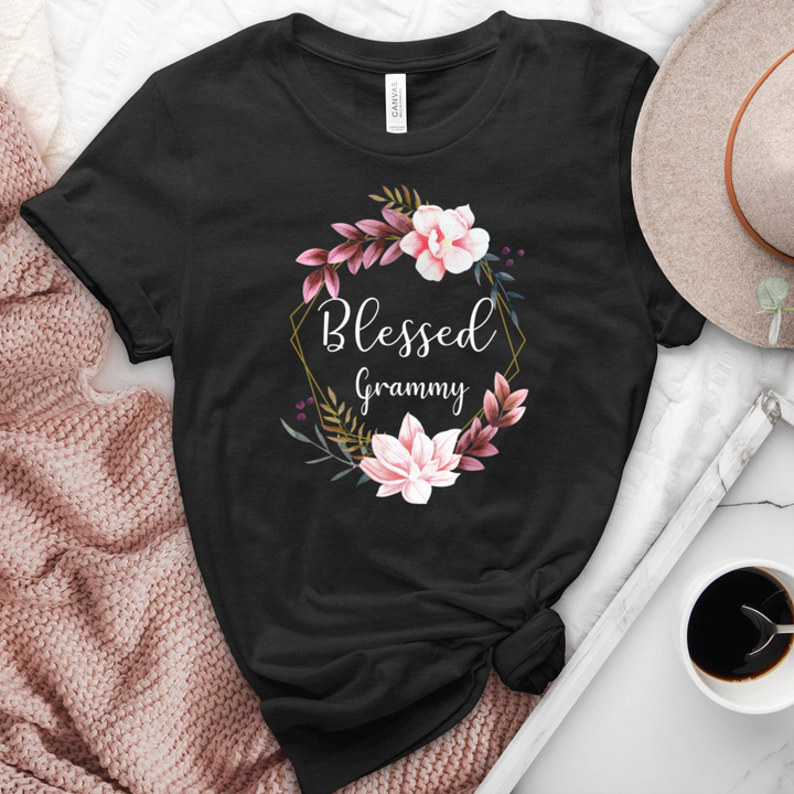 Blessed Grammy Heathered Tee