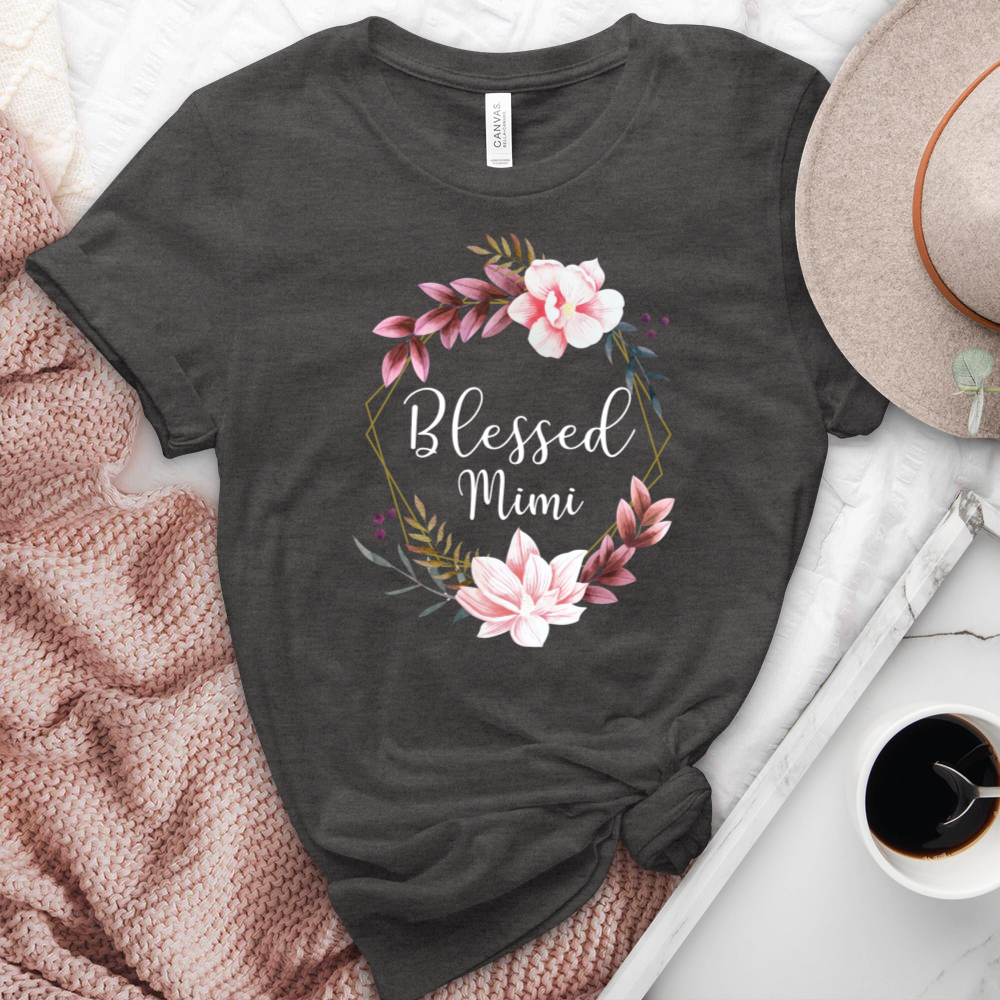 Blessed Mimi Heathered Tee