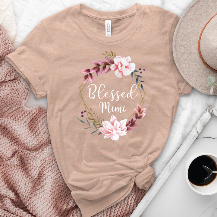 Blessed Mimi Heathered Tee