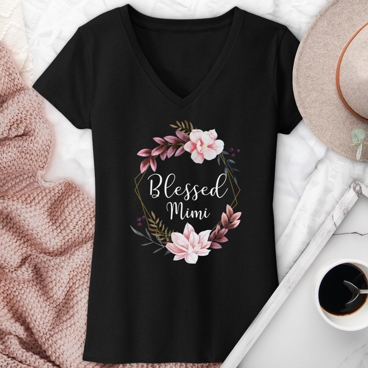 Blessed Mimi V-Neck Tee