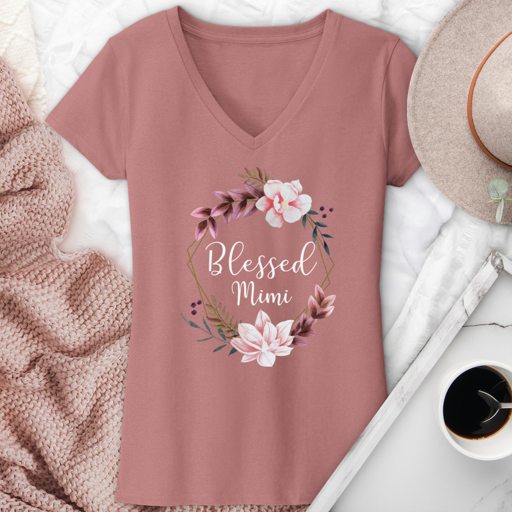 Blessed Mimi V-Neck Tee