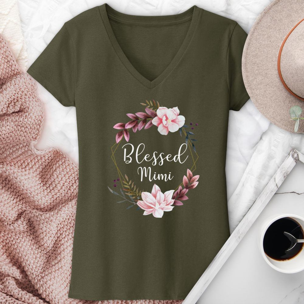 Blessed Mimi V-Neck Tee