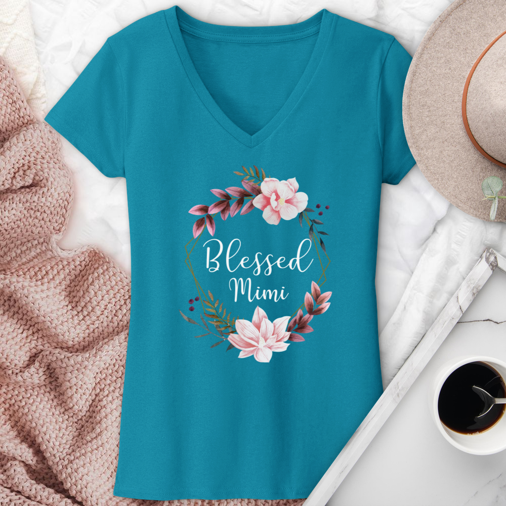 Blessed Mimi V-Neck Tee