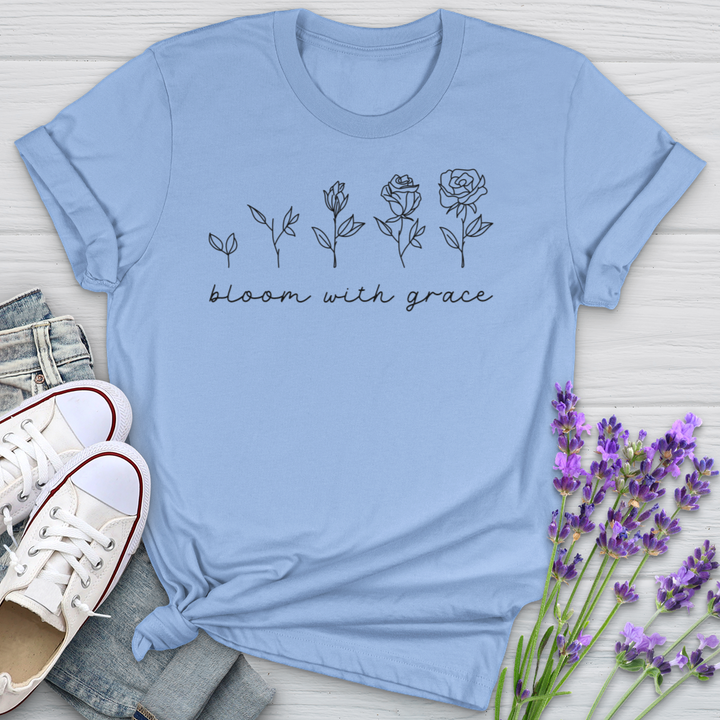 Bloom With Grace Flower Evolution Softstyle Tee