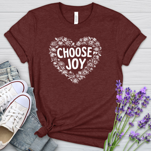 Choose Joy Heathered Tee