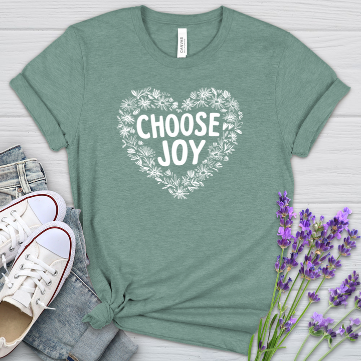 Choose Joy Heathered Tee