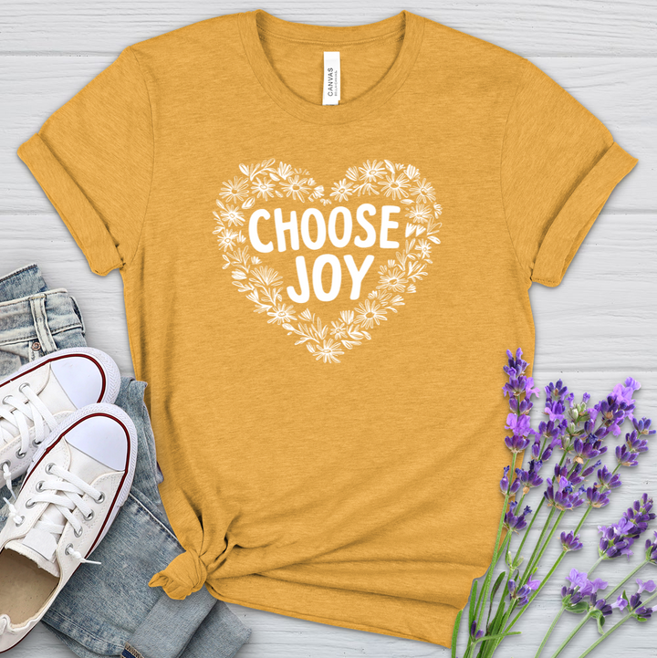 Choose Joy Heathered Tee