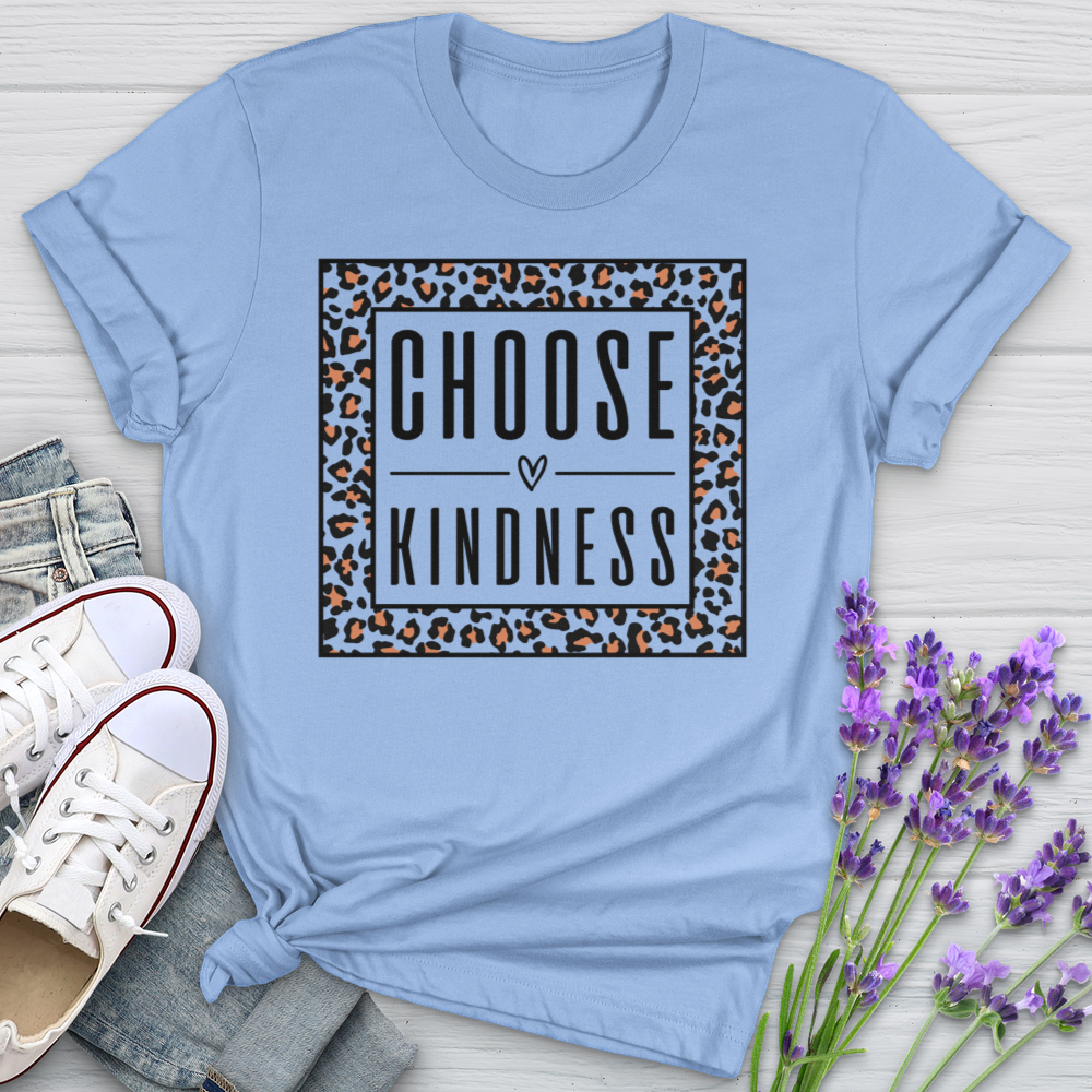 Choose Kindness Leopard Softstyle Tee