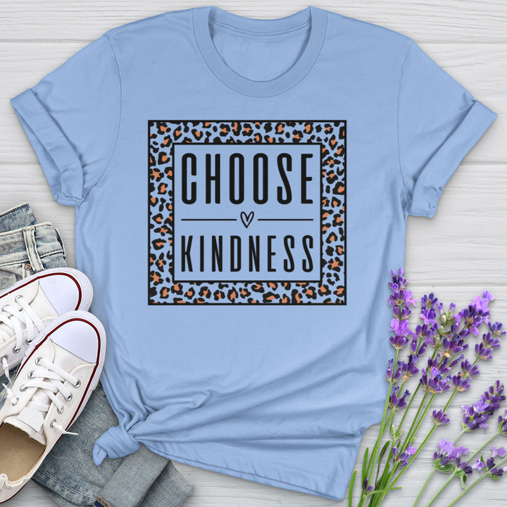 Choose Kindness Leopard Softstyle Tee