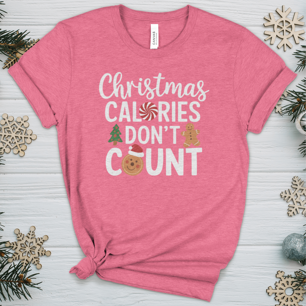 Christmas Calories Don’t Count Heathered Tee