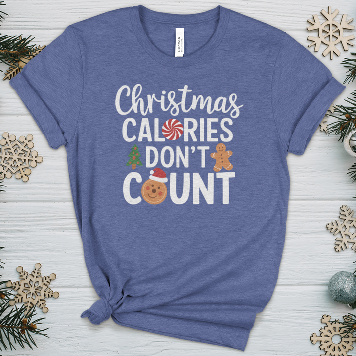 Christmas Calories Don’t Count Heathered Tee