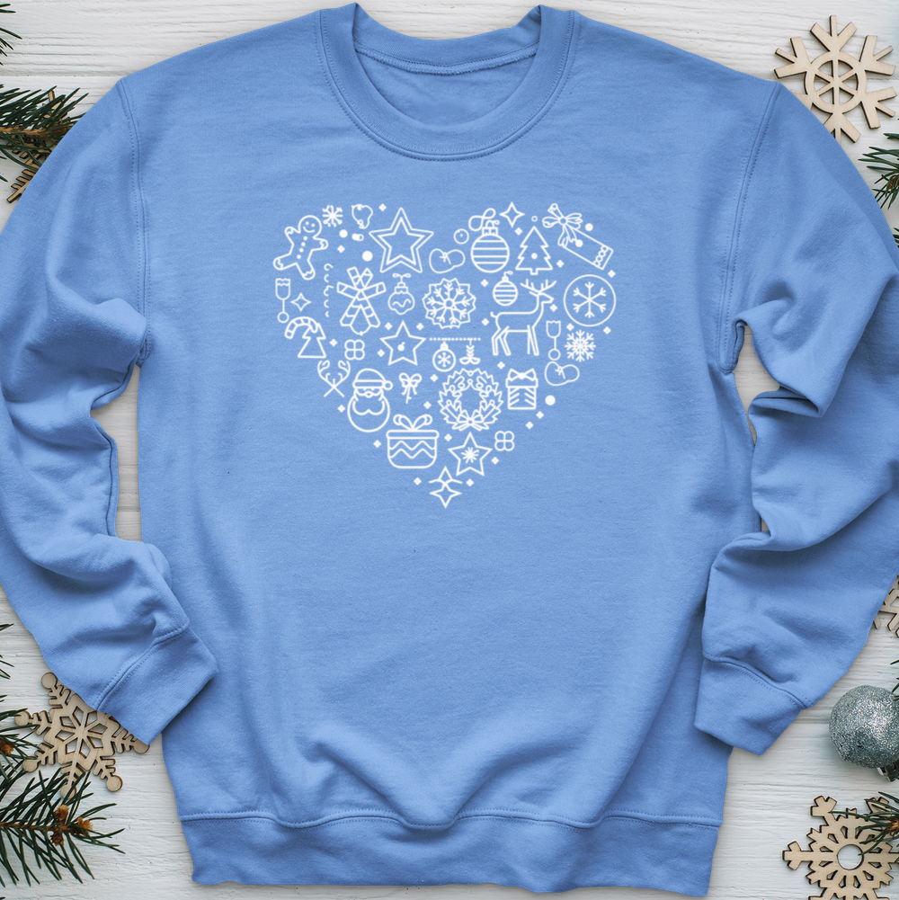 Christmas Heart Crewneck