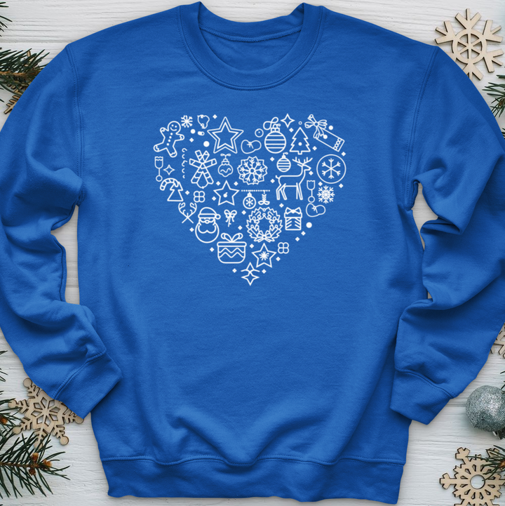 Christmas Heart Crewneck