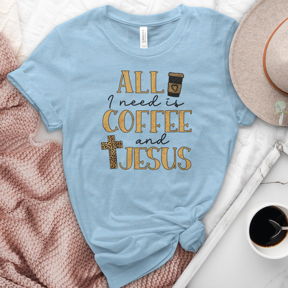 Coffee & Jesus Heathered Tee