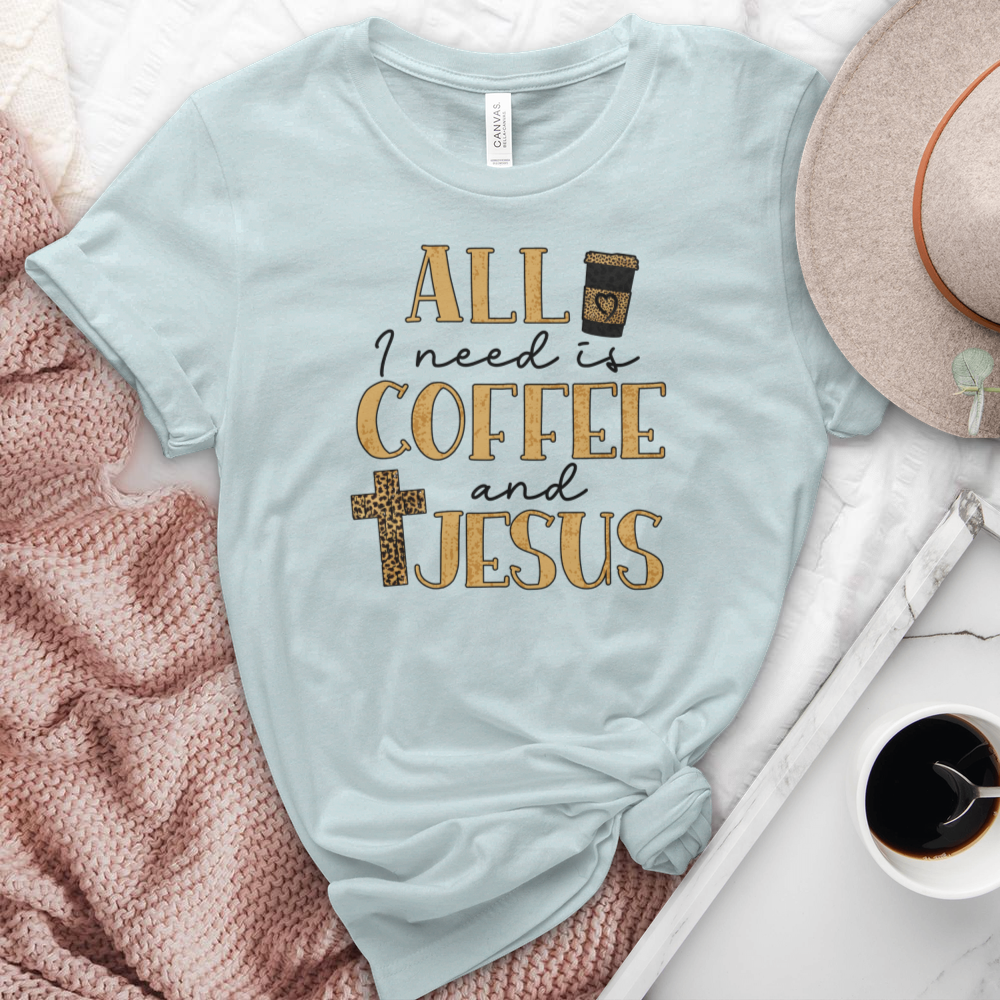 Coffee & Jesus Heathered Tee