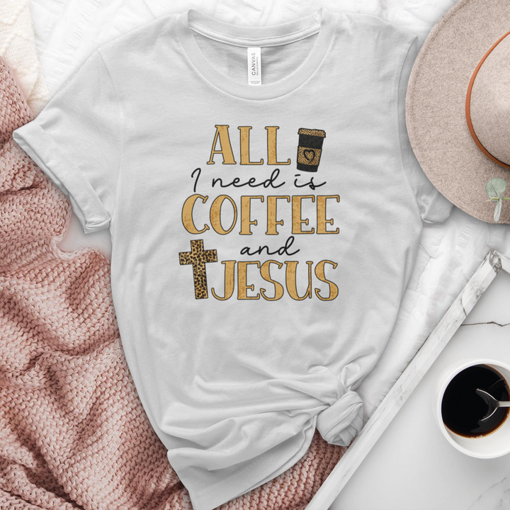 Coffee & Jesus Heathered Tee