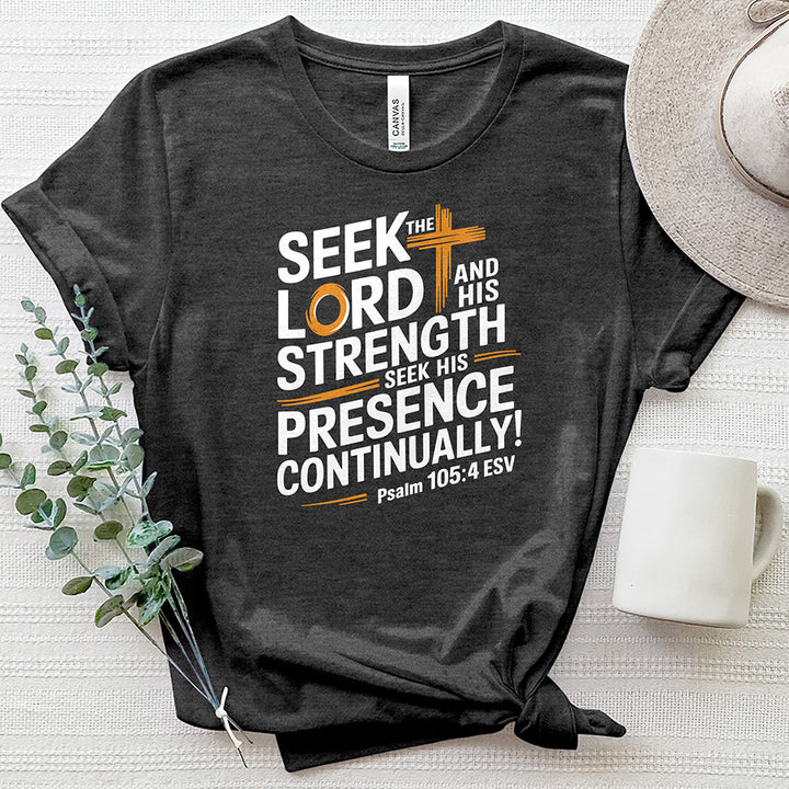 Seek the Lord Heathered Tee