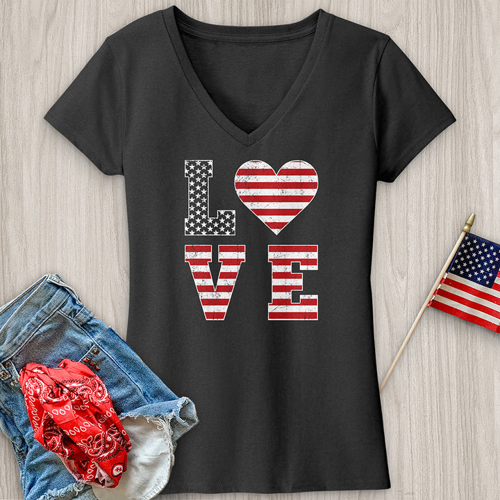 LOVE V-Neck Tee