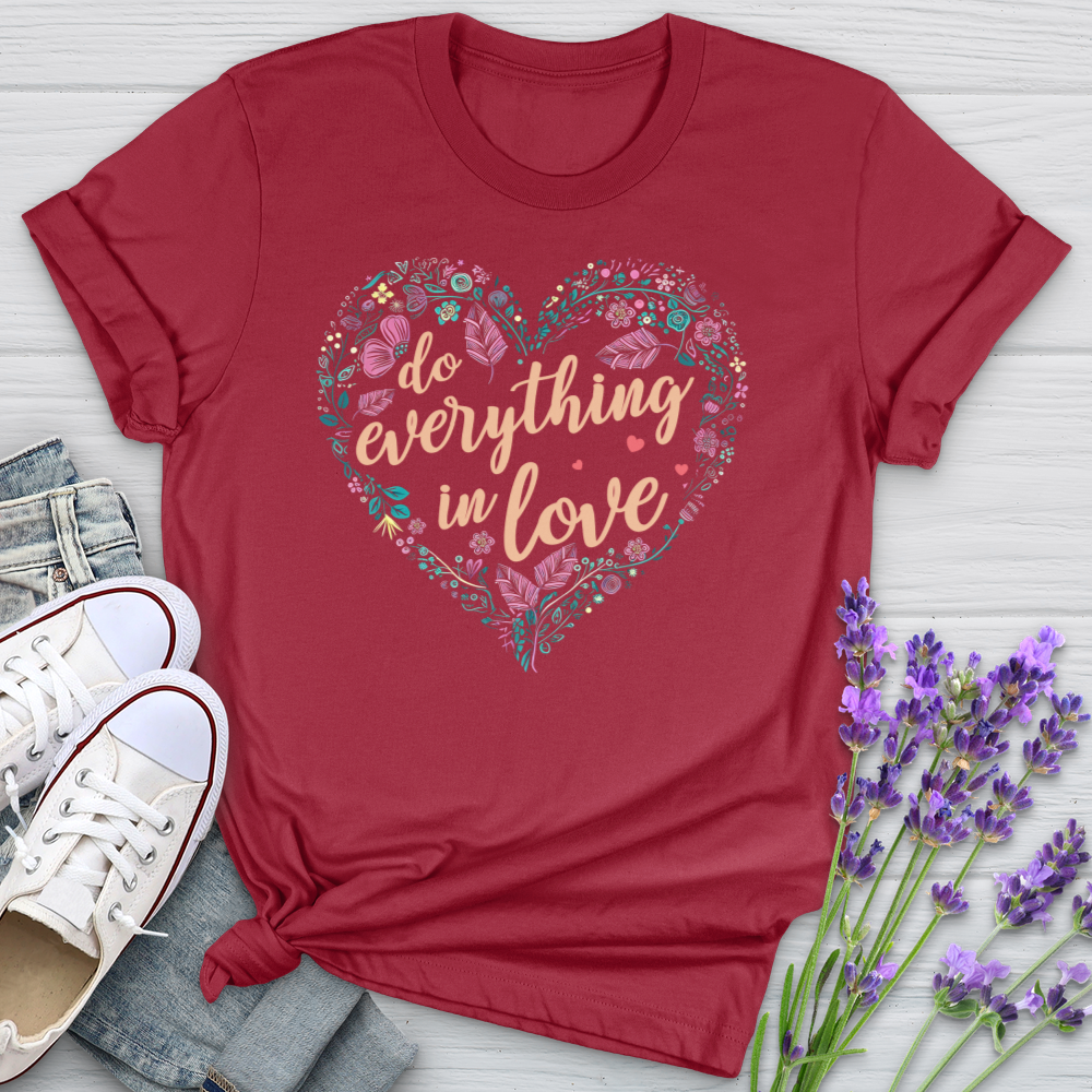 Do Everything in Love Softstyle Tee