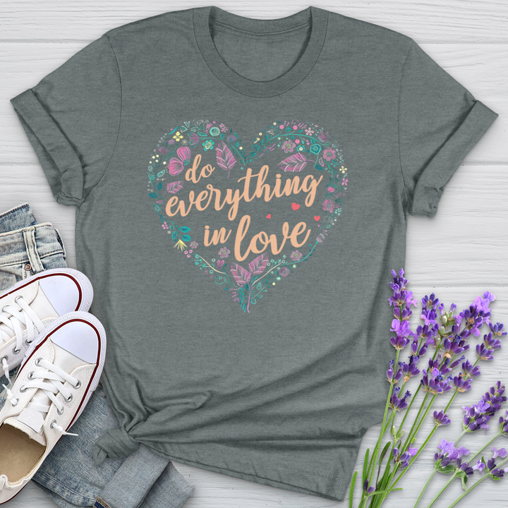 Do Everything in Love Softstyle Tee