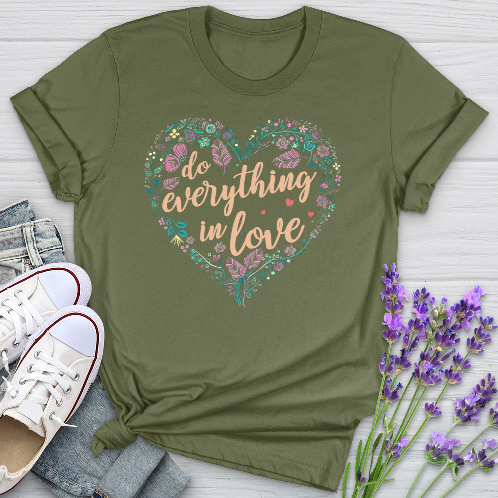 Do Everything in Love Softstyle Tee