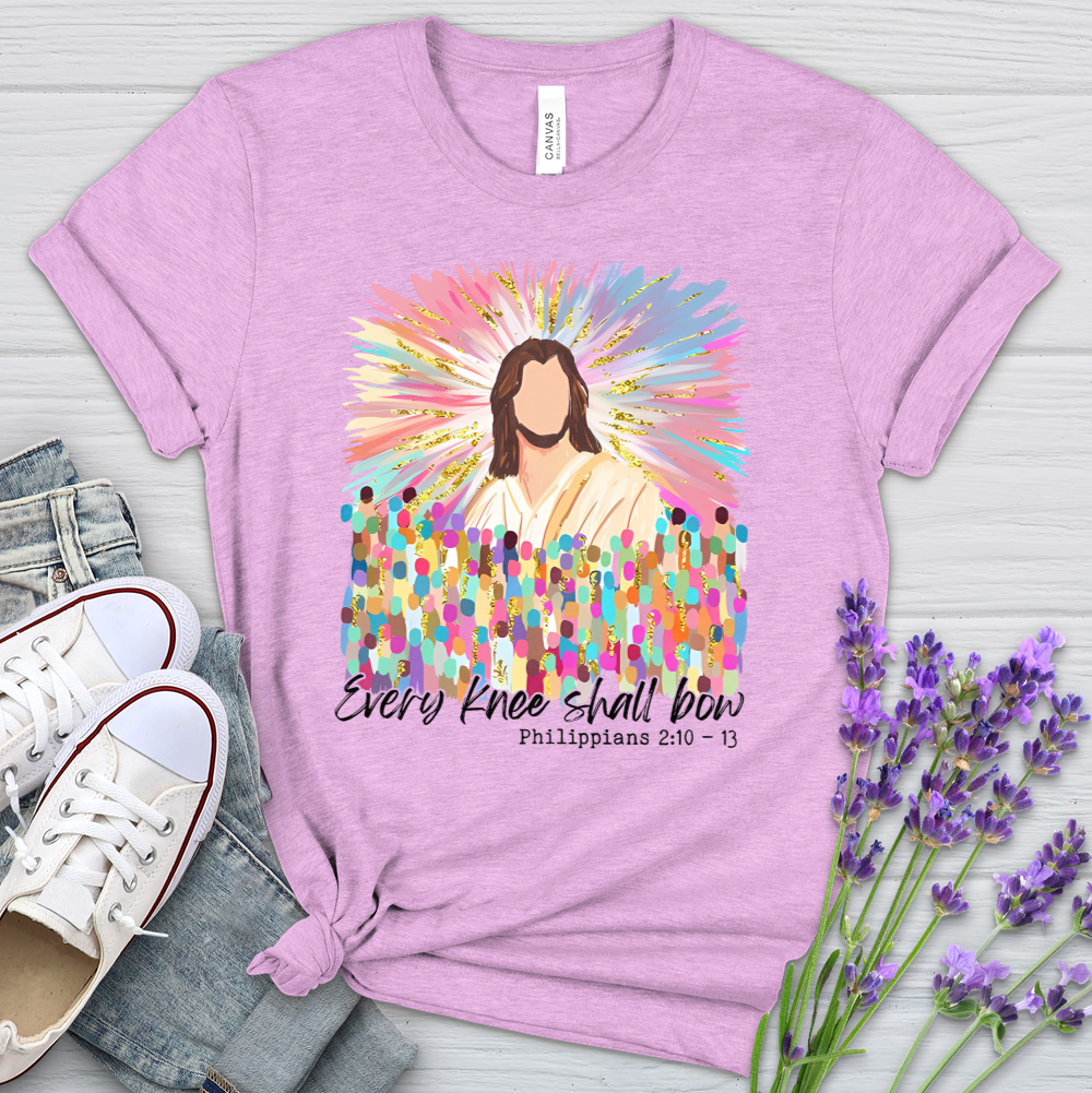 Every Knee Shall Bow Heathered Tee