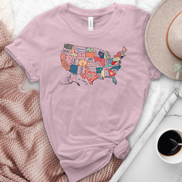 Faith Across America Heathered Tee