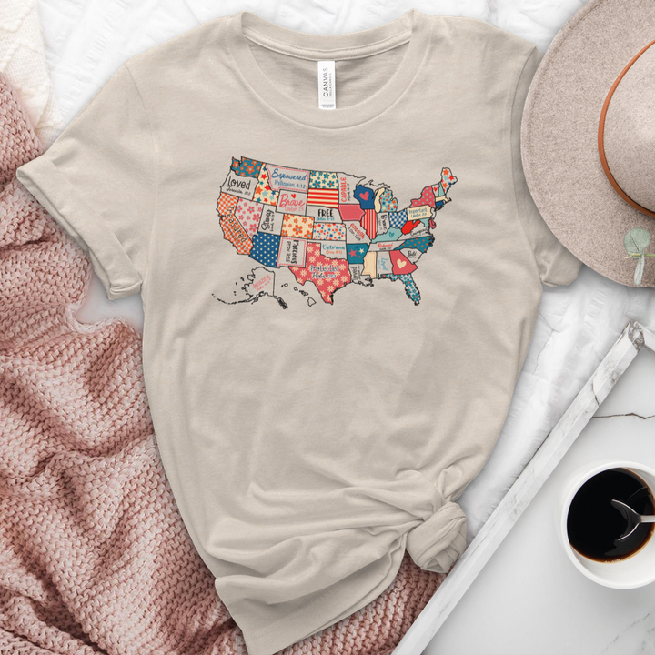 Faith Across America Heathered Tee