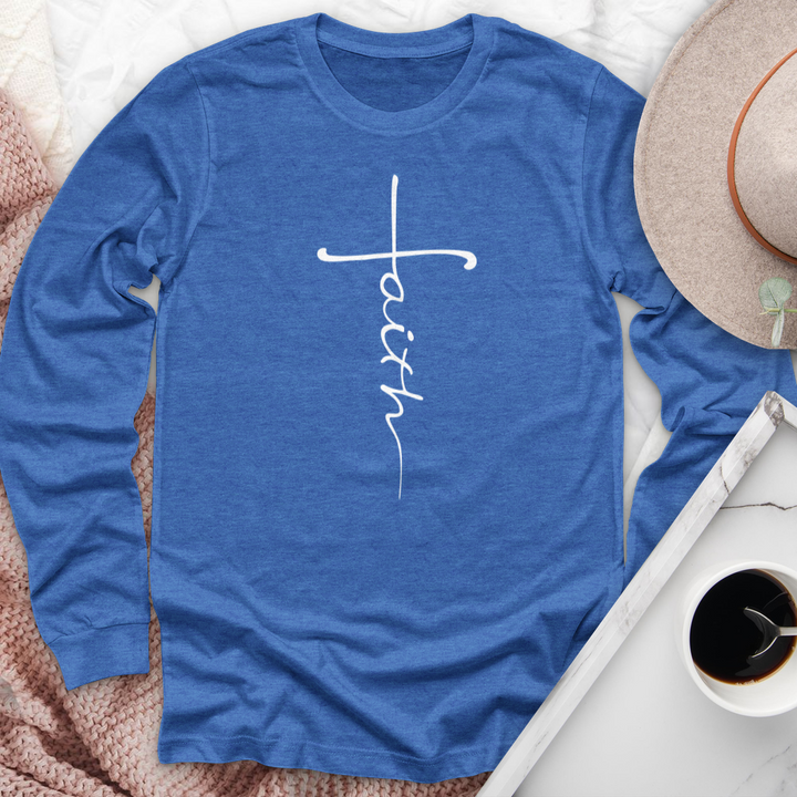 Faith Cross Long Sleeve Tee