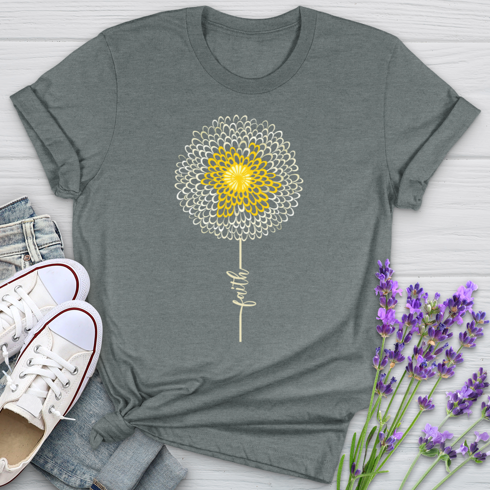 Faith Dandelion Art Softstyle Tee