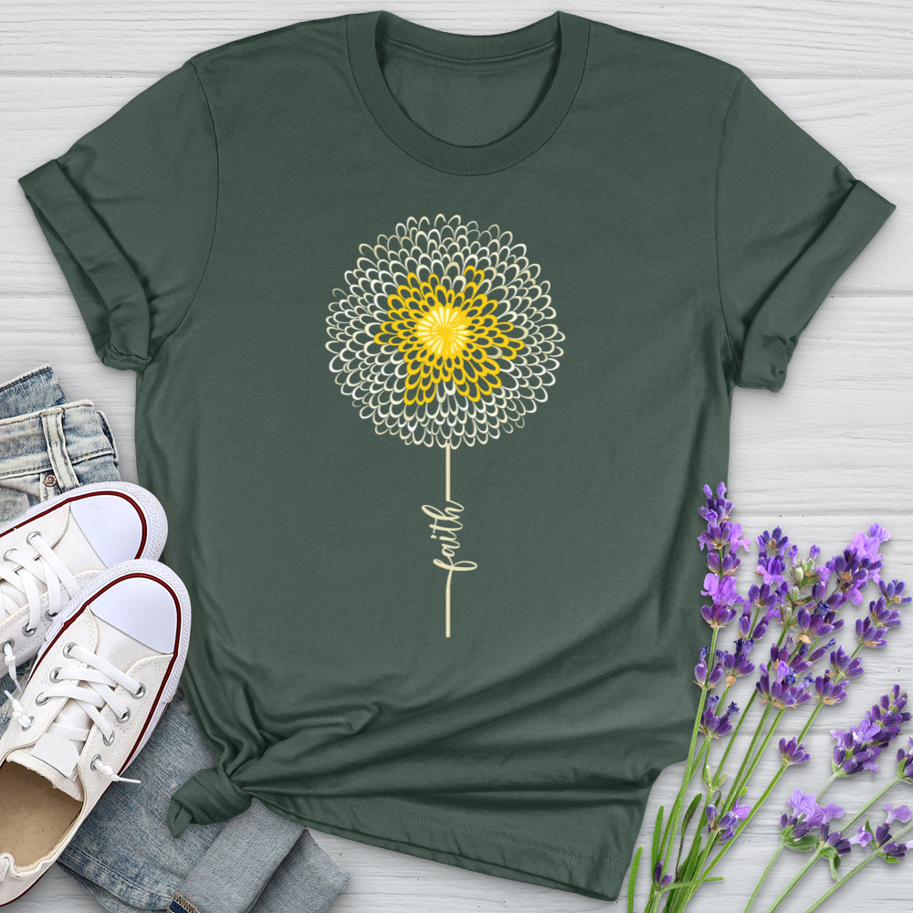 Faith Dandelion Art Softstyle Tee