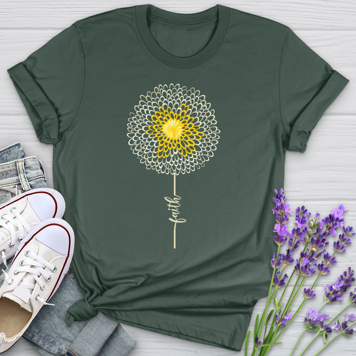 Faith Dandelion Art Softstyle Tee