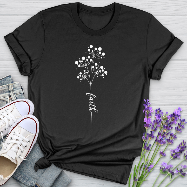 Faith Dandelion Bouquet Softstyle Tee