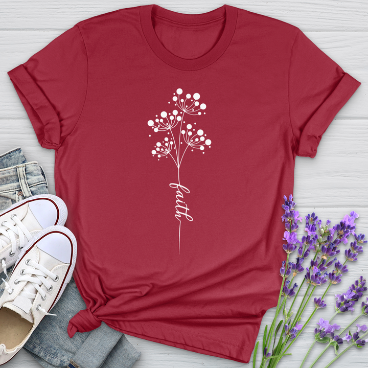 Faith Dandelion Bouquet Softstyle Tee