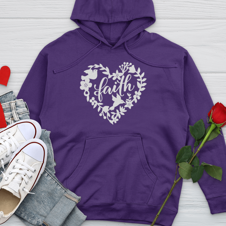 Faith Dove Midweight Hooded Sweatshirt