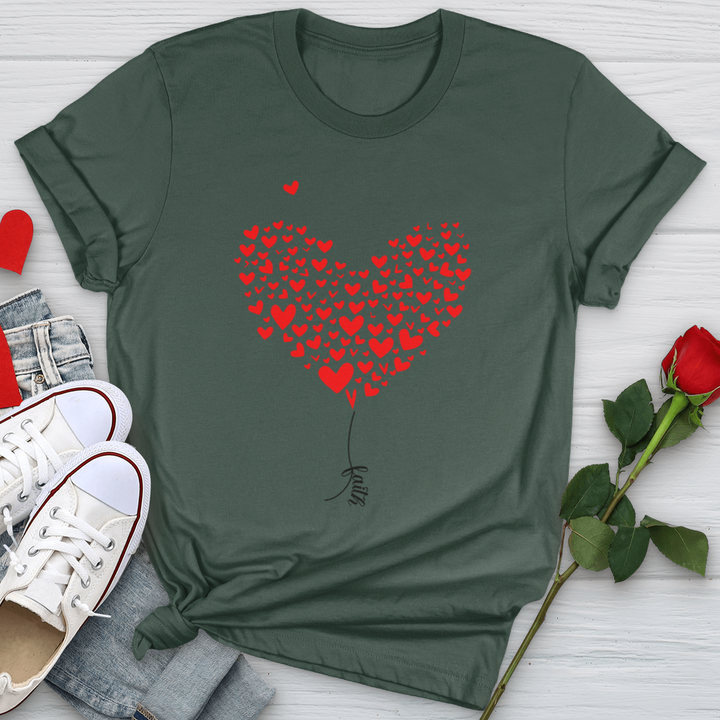 Faith Heart String Softstyle Tee