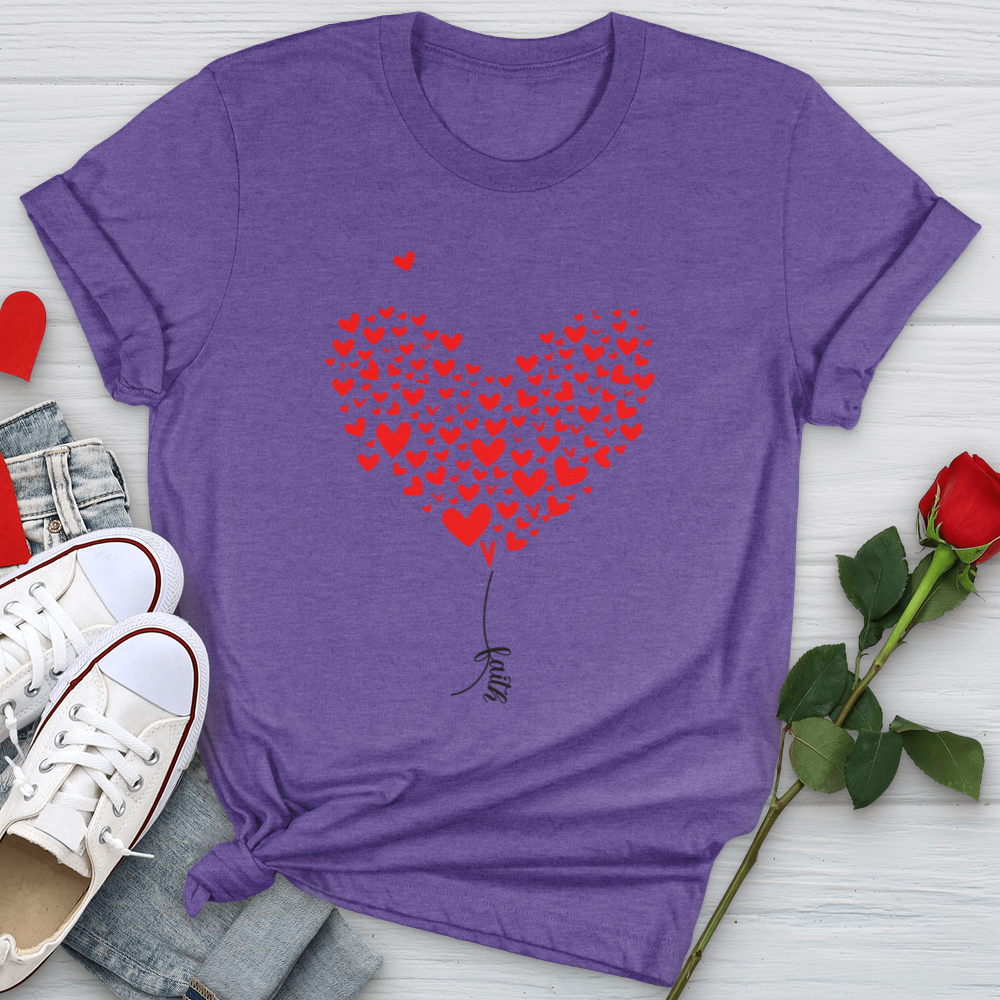 Faith Heart String Softstyle Tee