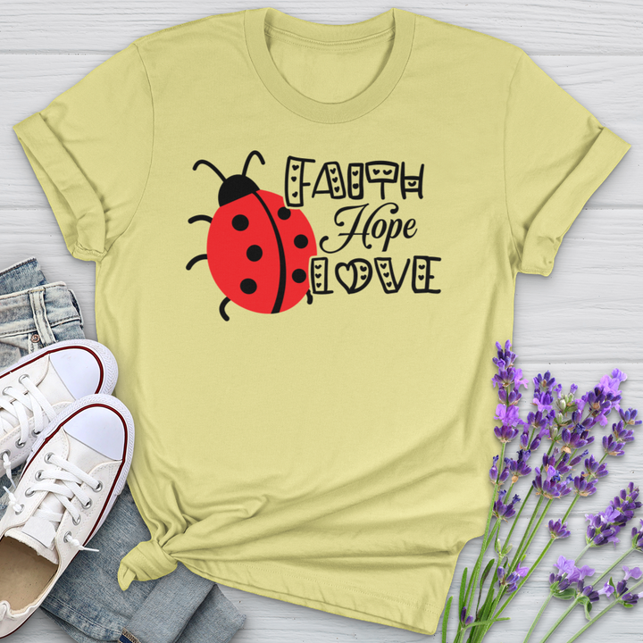 Faith Hope Love Lady Softstyle Tee