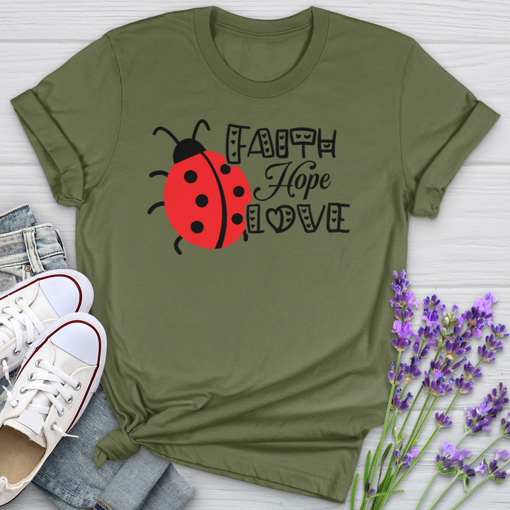 Faith Hope Love Lady Softstyle Tee