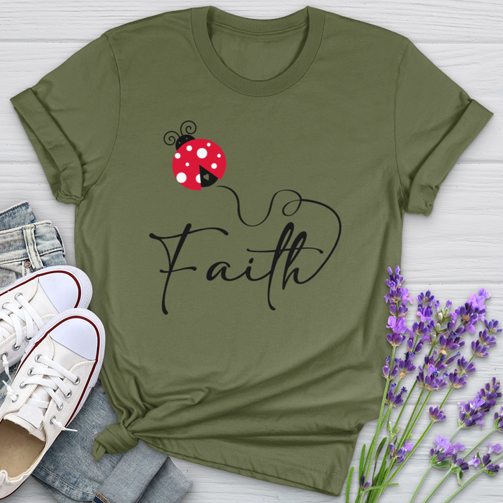 Faith Ladybug Softstyle Tee