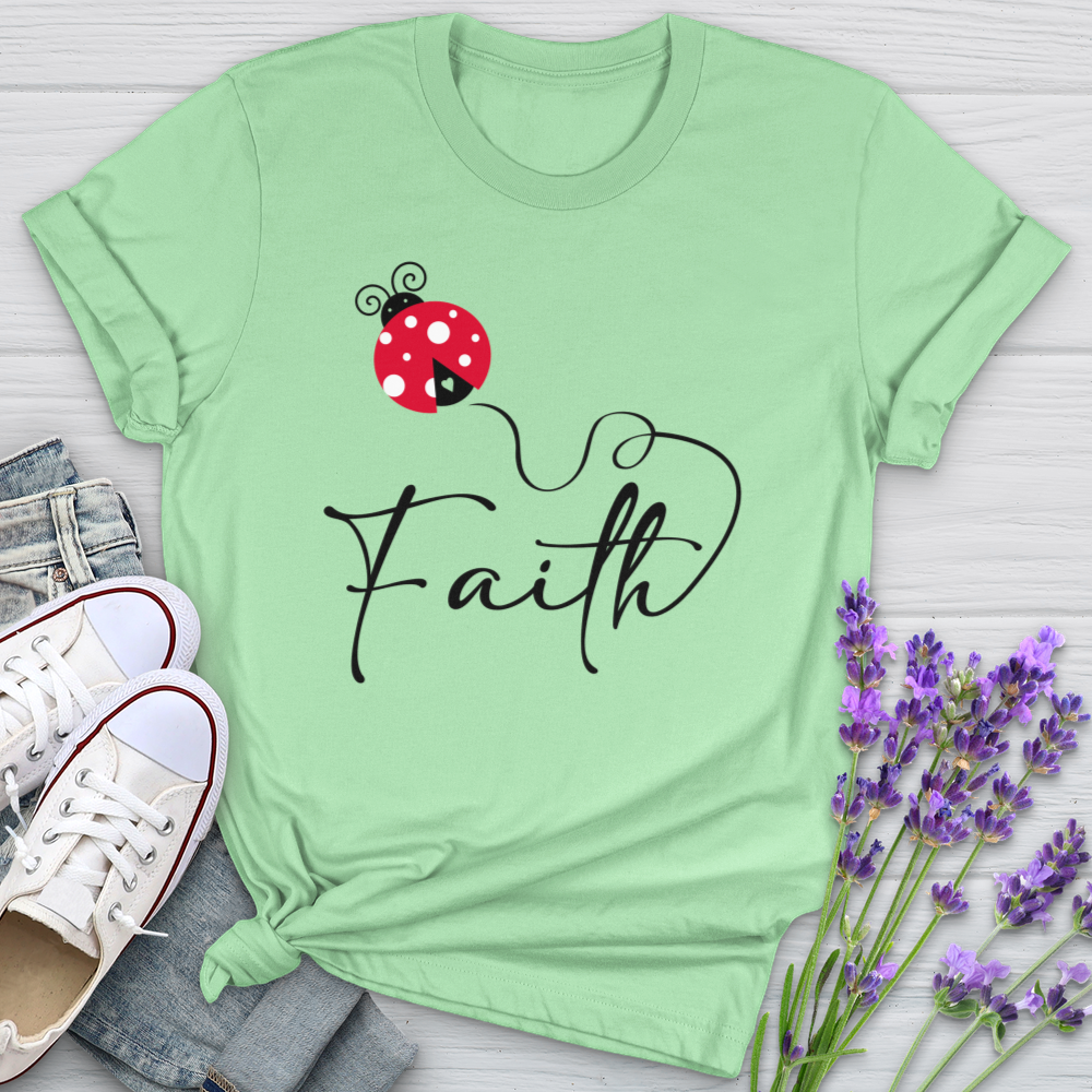 Faith Ladybug Softstyle Tee