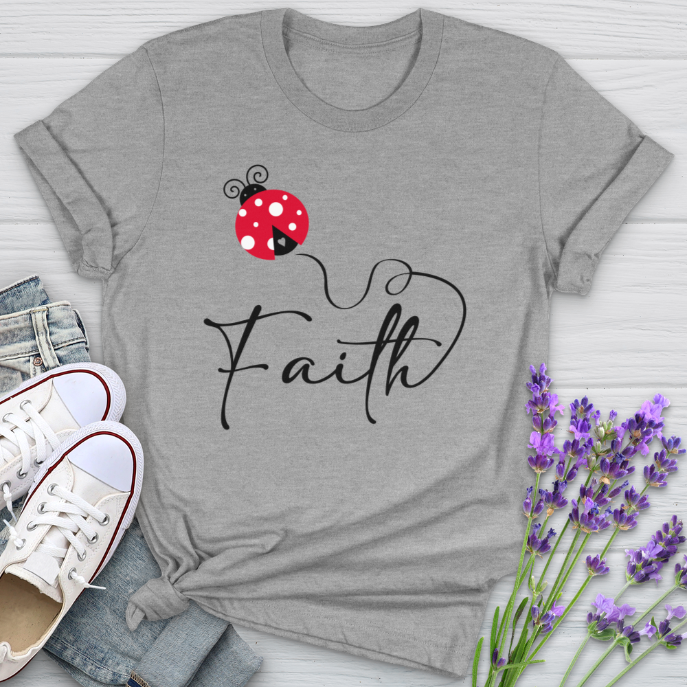 Faith Ladybug Softstyle Tee